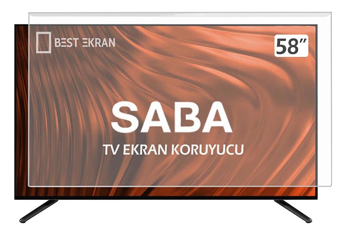 SABA 58" inç 147 Ekran Tv Ekran Koruyucu Paneli