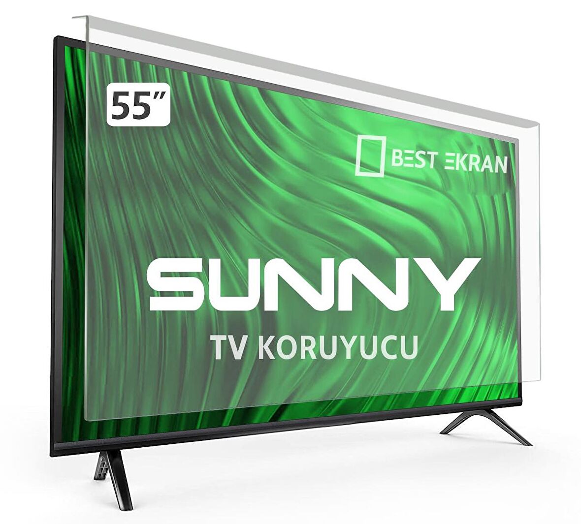 SUNNY SN055LED071 TV EKRAN KORUYUCU -  Sunny 55" inç Tv Kırılmaz Koruma Paneli