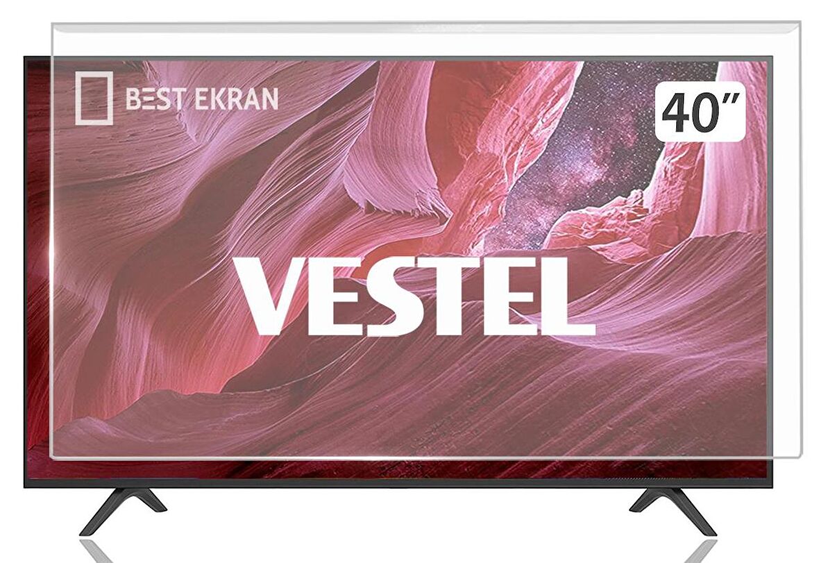 VESTEL 39FB7100 TV EKRAN KORUYUCU - Vestel 39" inç 100 Ekran Şeffaf Koruma paneli