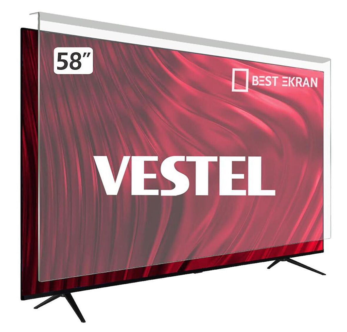 VESTEL 58U9500 TV EKRAN KORUYUCU - Vestel 58" inç 146 Ekran Koruyucu 