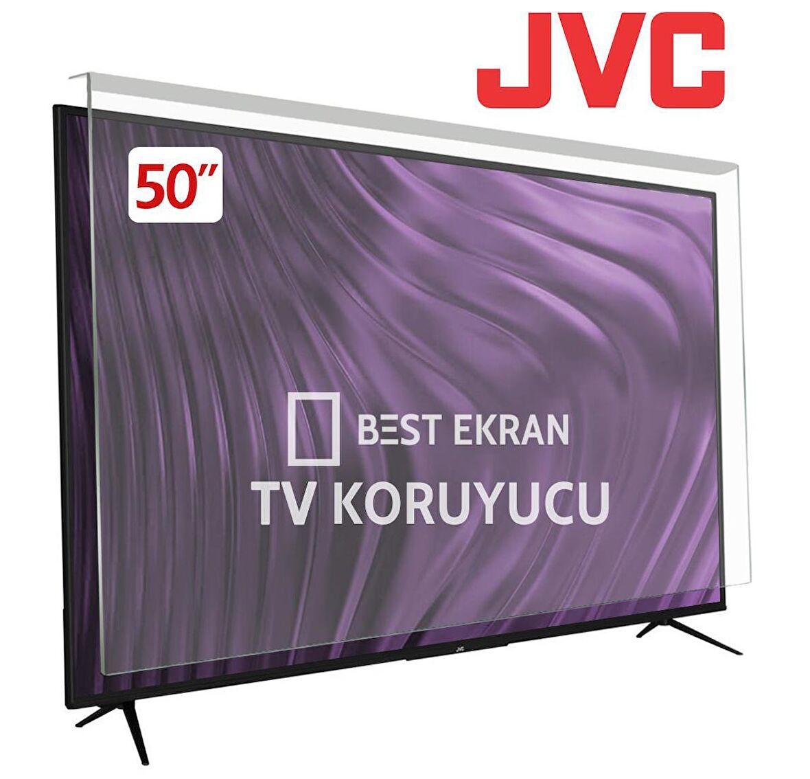 JVC LT-50VU3105T Tv Ekran Koruyucu - 50" inç 126 Ekran Tv Ekran Koruyucu