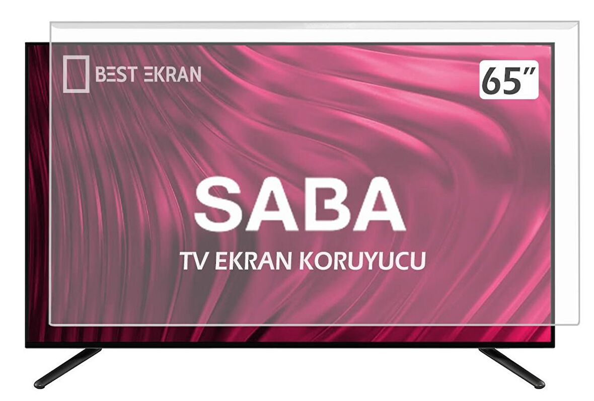SABA SB65350 TV EKRAN KORUYUCU - Saba 65" inç Ekran Koruma Camı