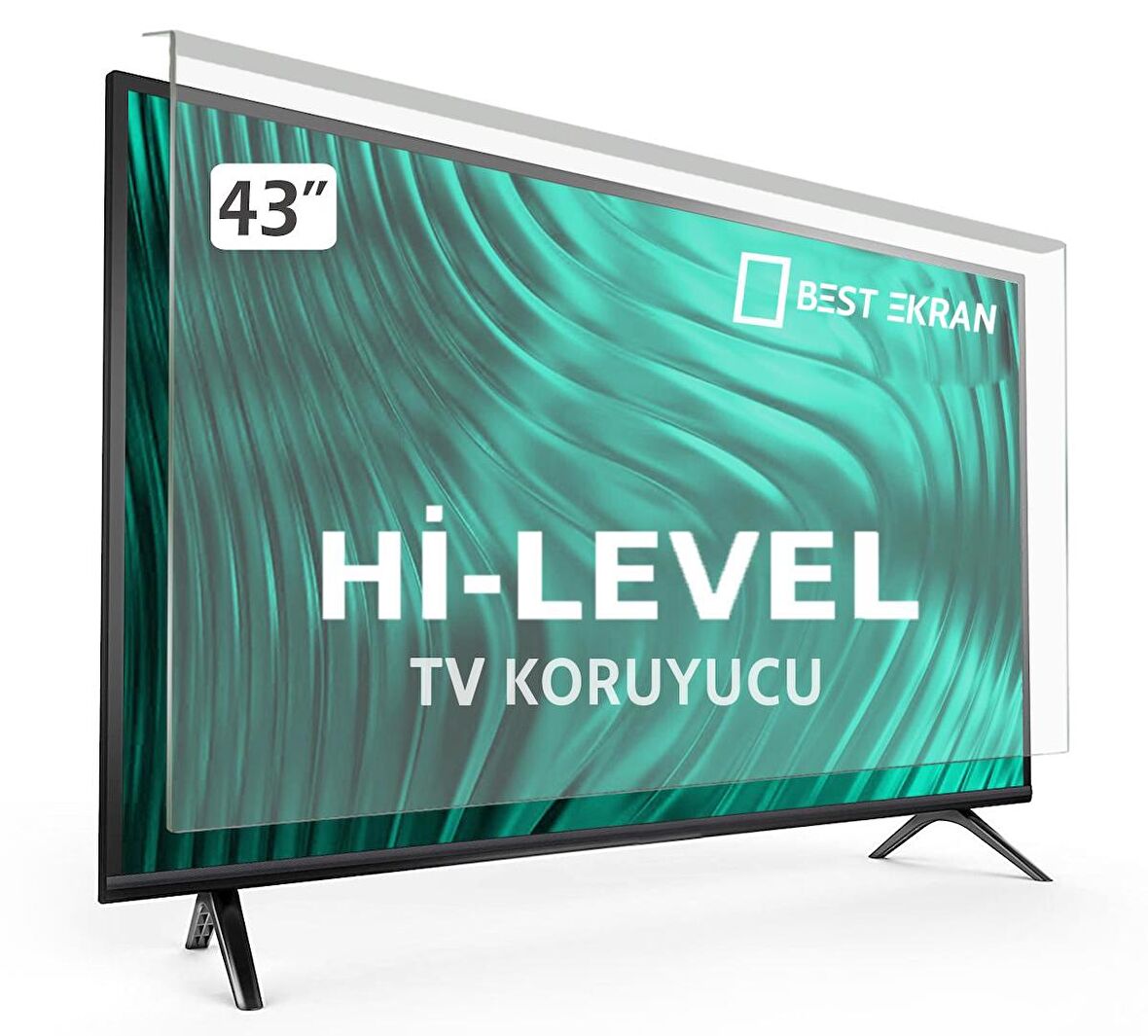 Hi level 43HL670 TV EKRAN KORUYUCU - Hi level 43" inç Ekran Koruma Şeffaf paneli