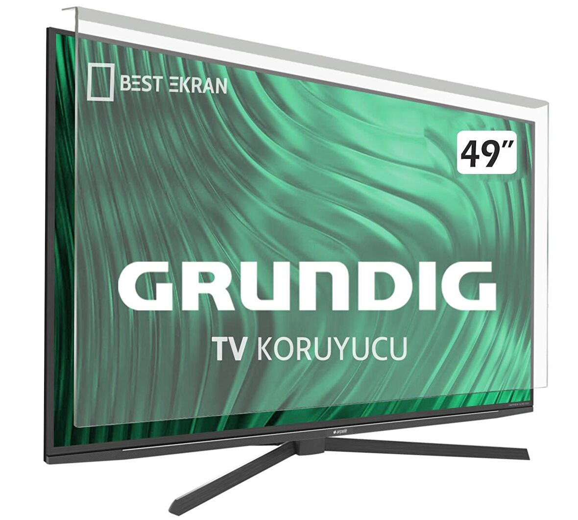 GRUNDIG 49GEU8955B TV EKRAN KORUYUCU - Grundig 49" inç Ekran Koruyucu  49 GEU 8955 B