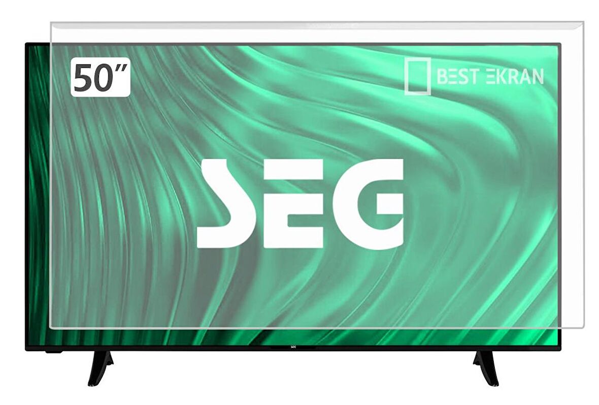 SEG 50SBF700 TV EKRAN KORUYUCU - SEG 50" inç 126 Ekran Koruyucu  Şeffaf panel