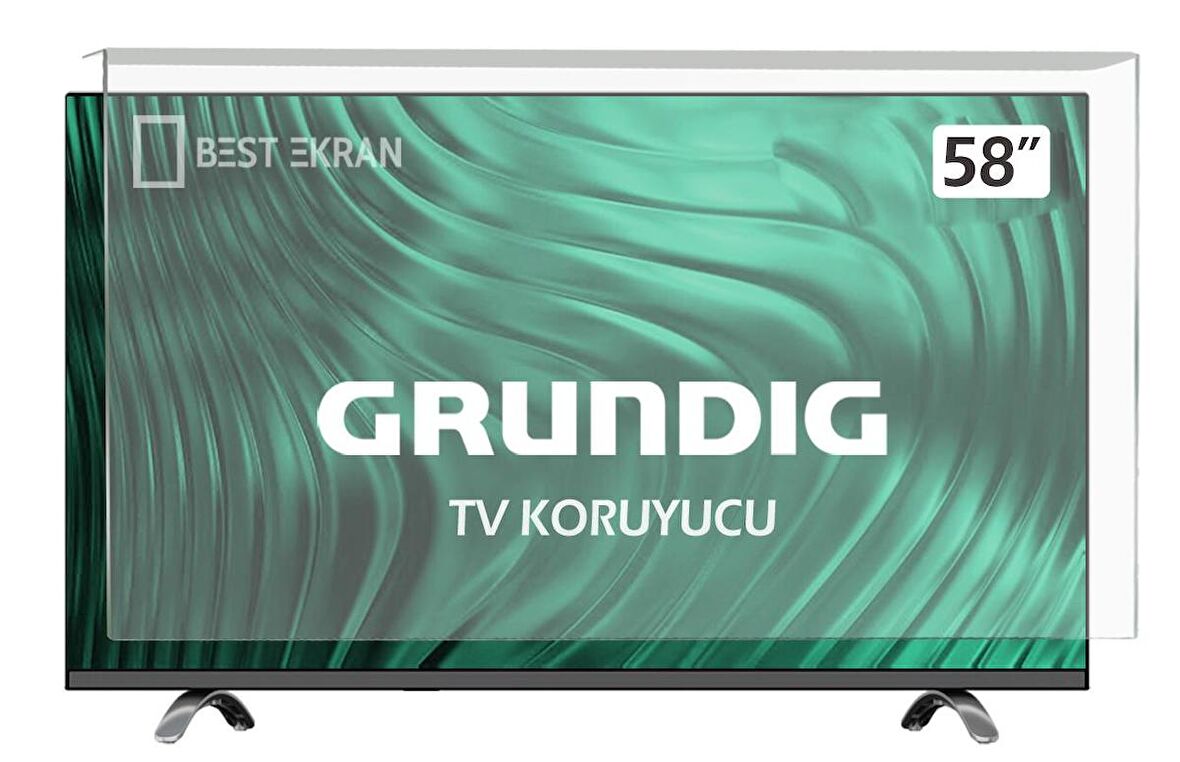 GRUNDIG 58GEU8910B TV EKRAN KORUYUCU - Grundig 58" inç Ekran Koruyucu 58 GEU 8910 B