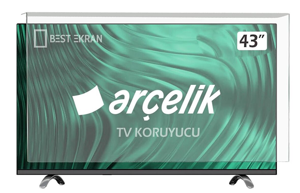 ARÇELİK A43L67605B TV EKRAN KORUYUCU - Arçelik 43" inç Tv Ekran Koruyucu Şeffaf Paneli