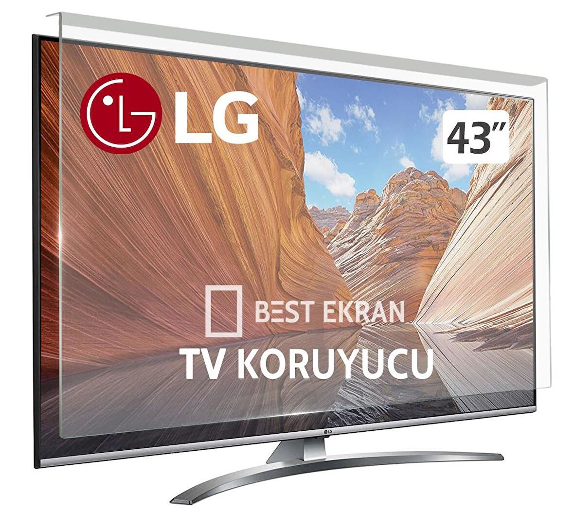 LG 43UM7450PLA TV EKRAN KORUYUCU - Lg 43" inç Ekran Koruyucu 