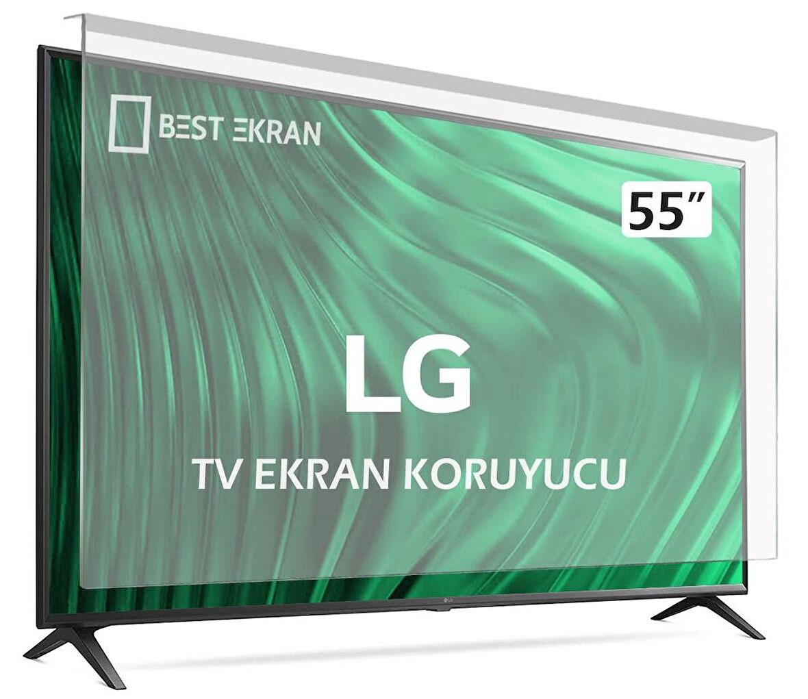 LG 55UB950V TV EKRAN KORUYUCU - Lg 55" inç 139 cm Ekran Kırılmaz Koruyucu 