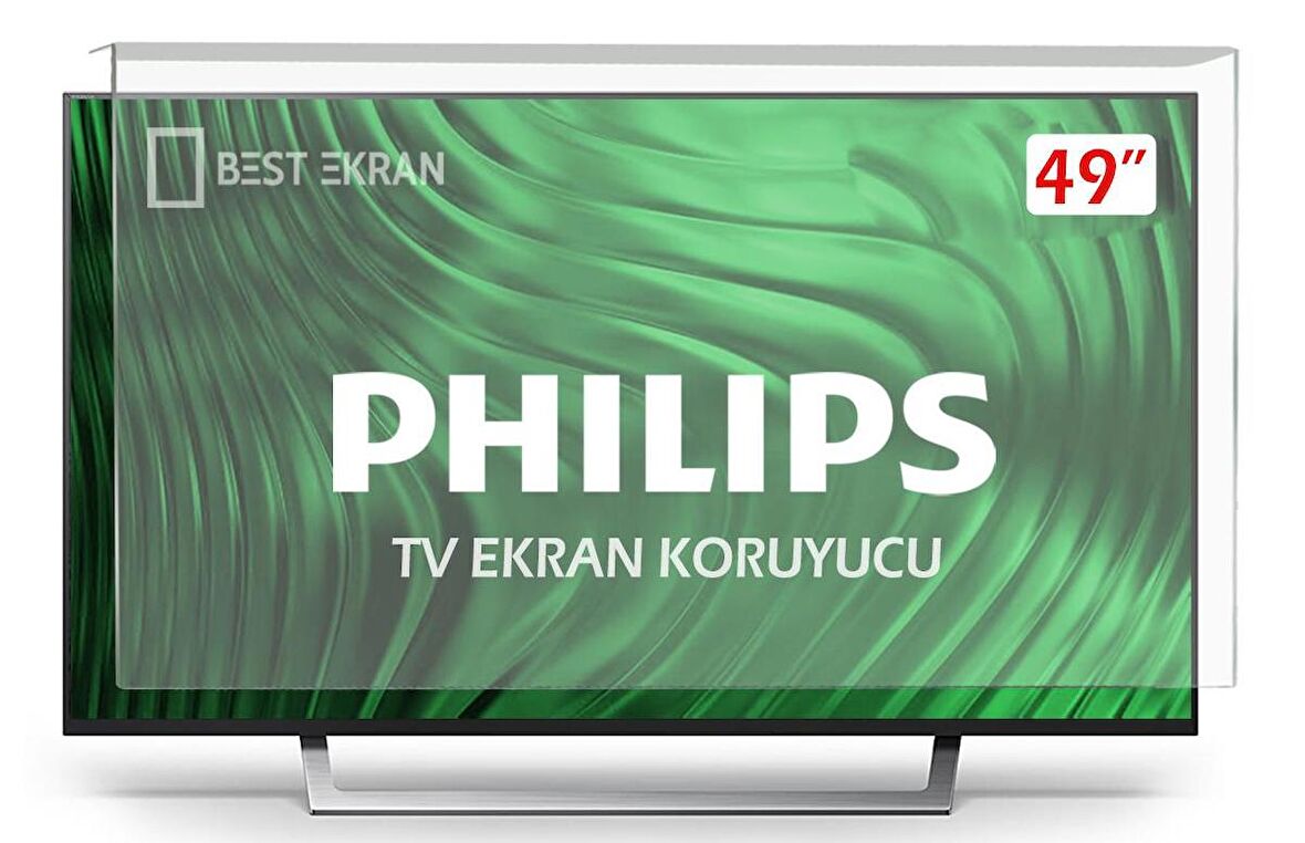 Philips 49PUS6803 TV EKRAN KORUYUCU - Philips 49" inç 123 Ekran Koruyucu 
