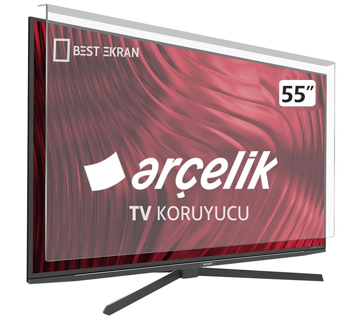 ARÇELİK A55 A 955 A Tv Ekran Koruyucu - Arçelik 55" inç 139 cm tv ekran koruyucu Paneli A55A955A