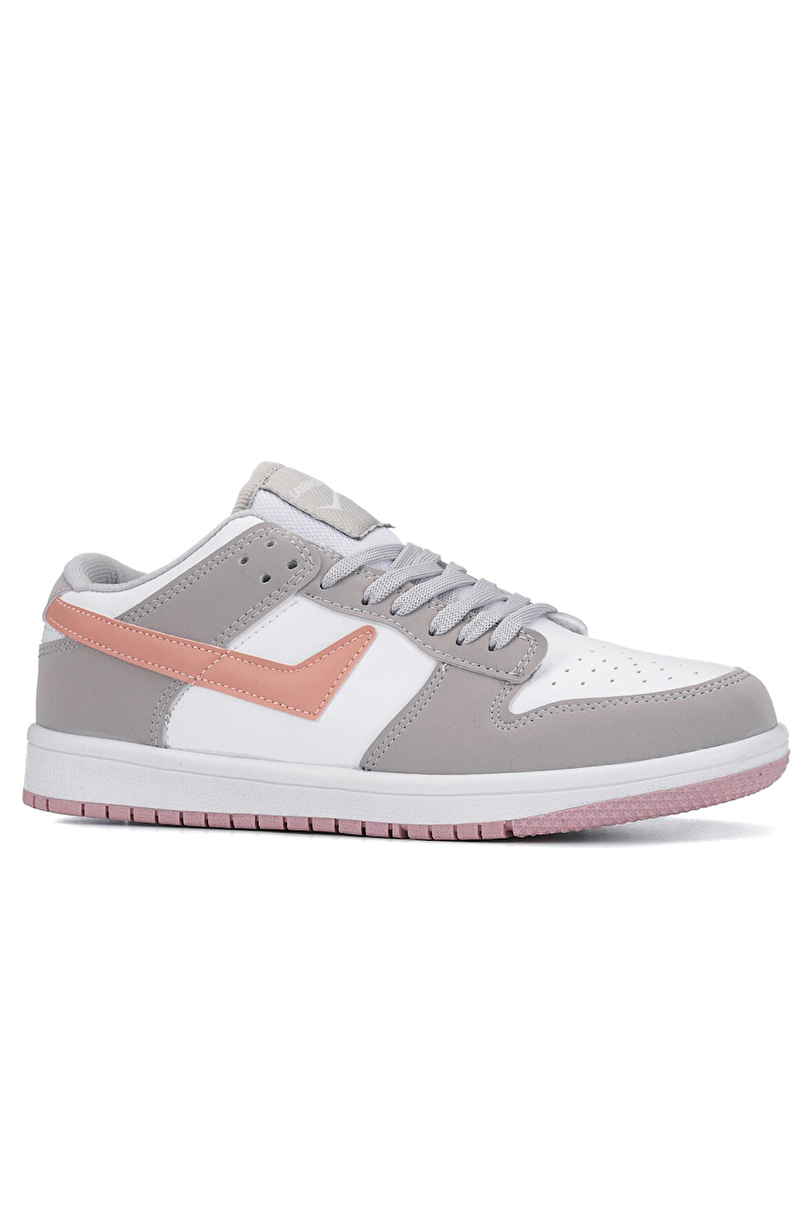 Günlük Kadın Rahat Esnek Hafif Sneaker Kaymaz Taban Bağcıklı Spor Ayakkabı 8075