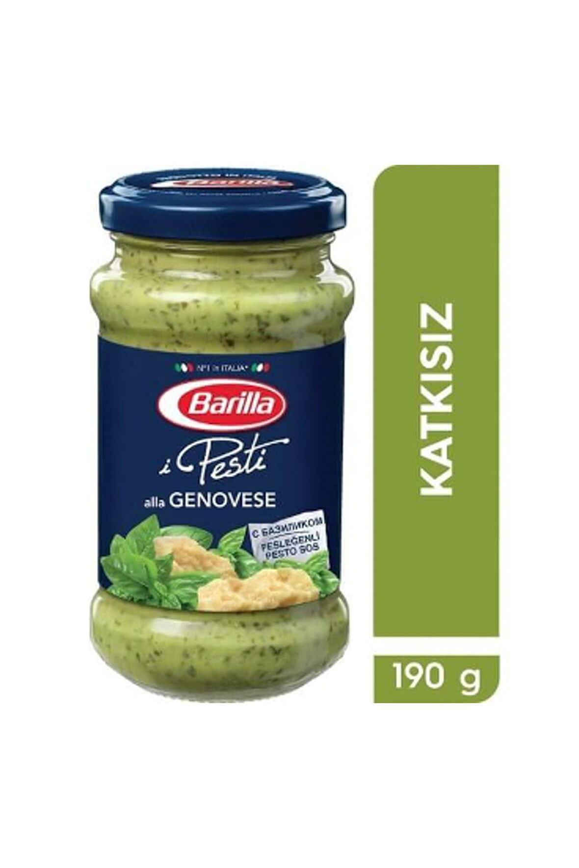 Barilla Fesleğenli Pesto Genovese Katkısız Makarna Sosu 190 Gr