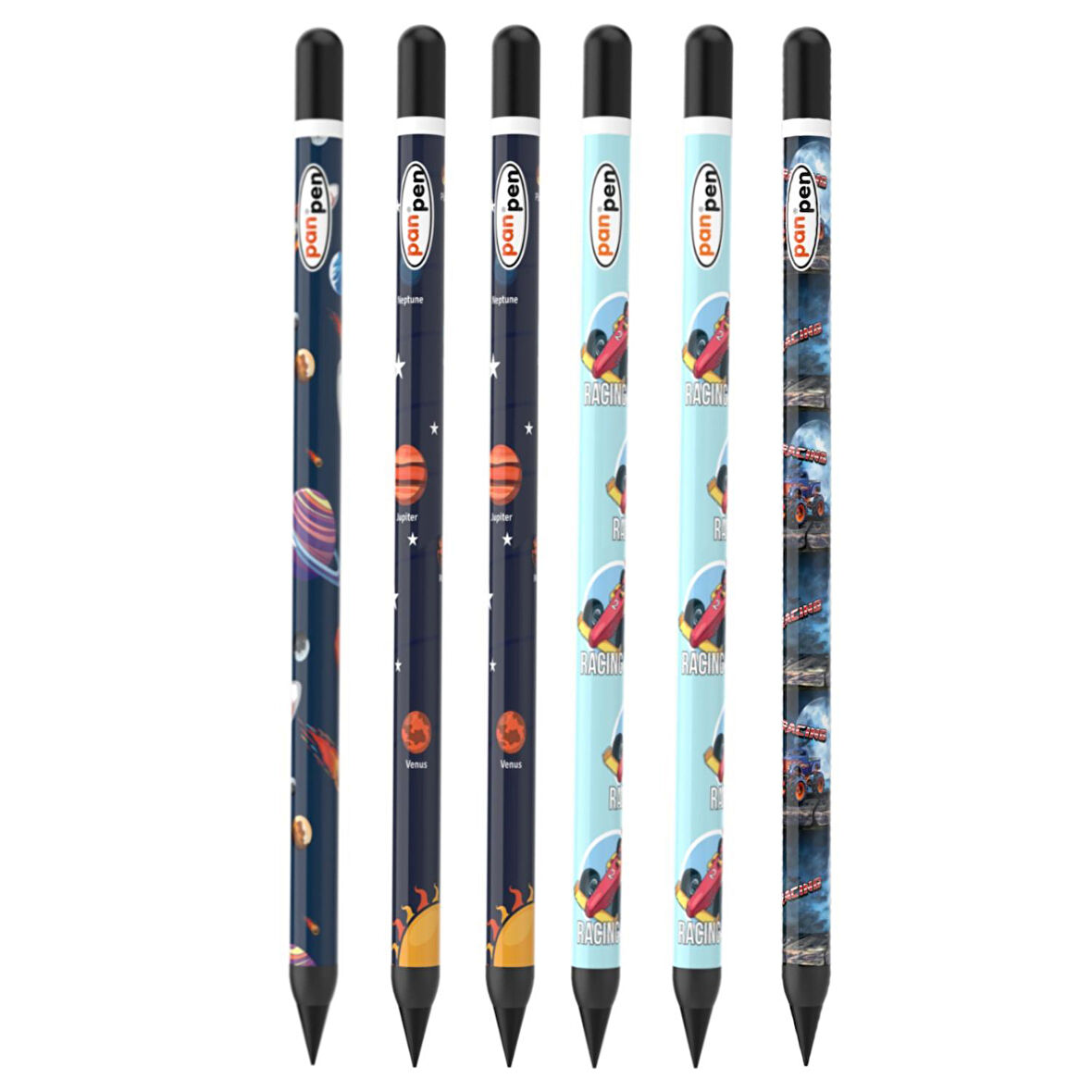 Panda Panpen Afacan Serisi Bitmeyen Kurşun Kalem (PAN717) 6 Adet