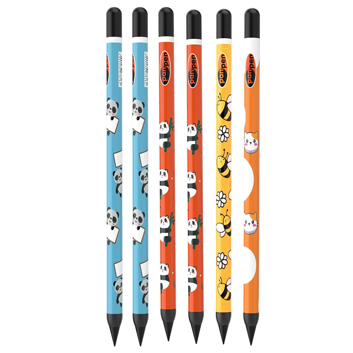 Panda Panpen Sevimli Dostlar Serisi Bitmeyen Kurşun Kalem (PAN716) 6 Adet