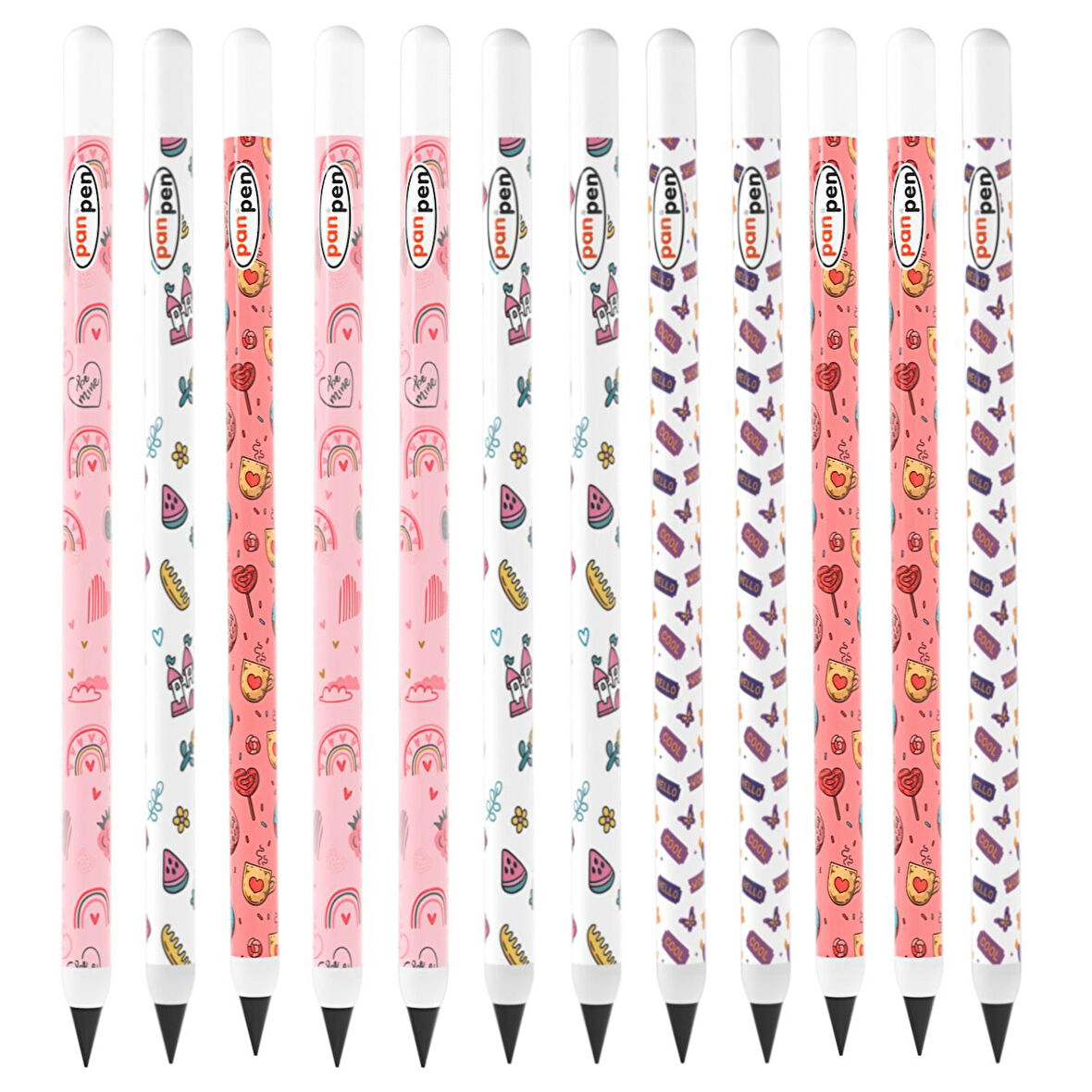 Panda Panpen Cimcimeler Serisi Bitmeyen Kurşun Kalem (PAN723) 12 Adet