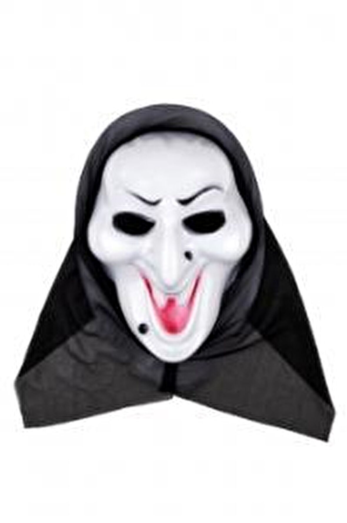 CADILAR BAYRAMI HALLOWEEN BEYAZ EKONOMİK CADI MASKE