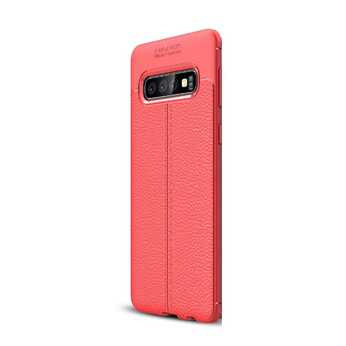 Gpack Samsung Galaxy S10 Plus Kılıf Niss Silikon Deri Görünümlü