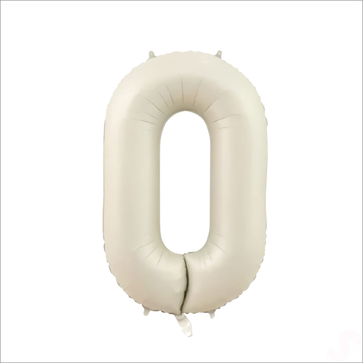 0 Yaş Rakam Krem Folyo Balon - 76 cm