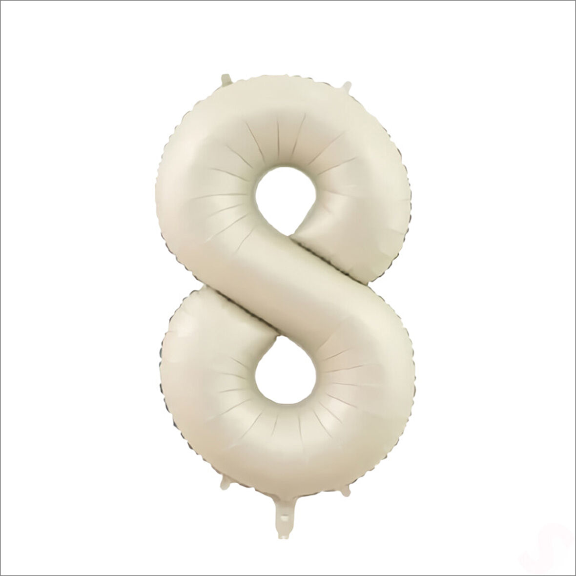 8 Yaş Rakam Krem Folyo Balon - 76 cm