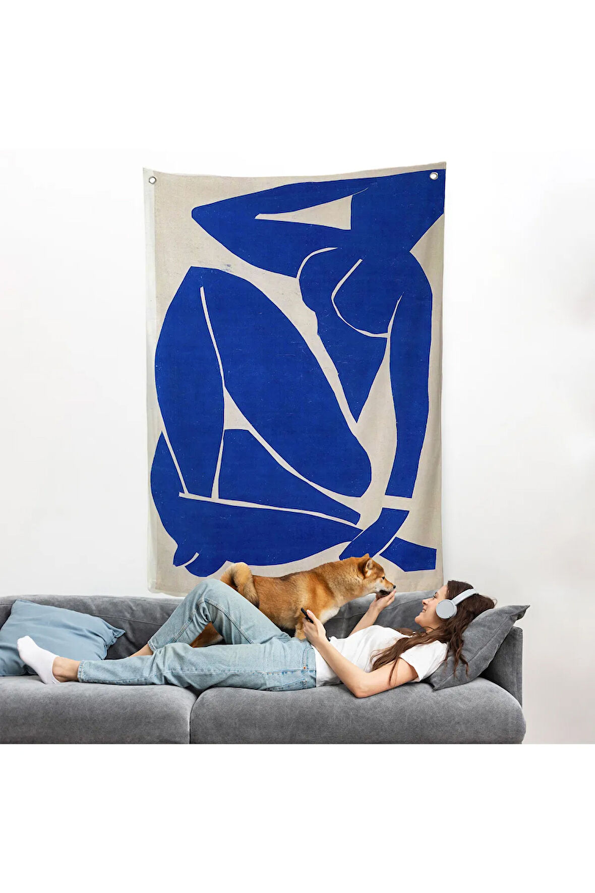 Henri Matisse - Blue Nude Duvar Örtüsü-8082