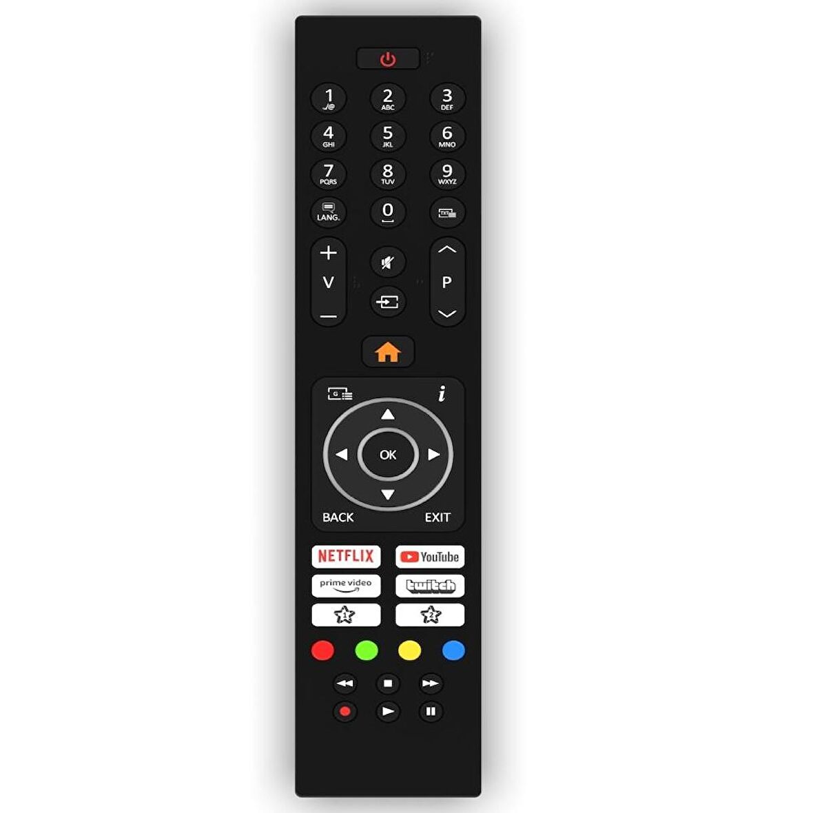 BYCONNERS REGAL Android Smart Led Tv için Uygun - 55R754UA9SE Uyumlu KUMANDA Yedek kumanda - Mikrofonsuz