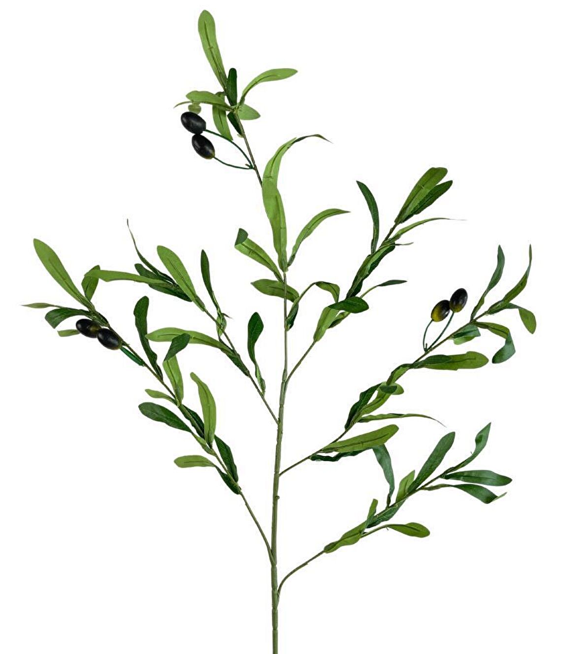 Yapay Zeytin Dalı Uzun Dallı 90cm 6 Meyveli