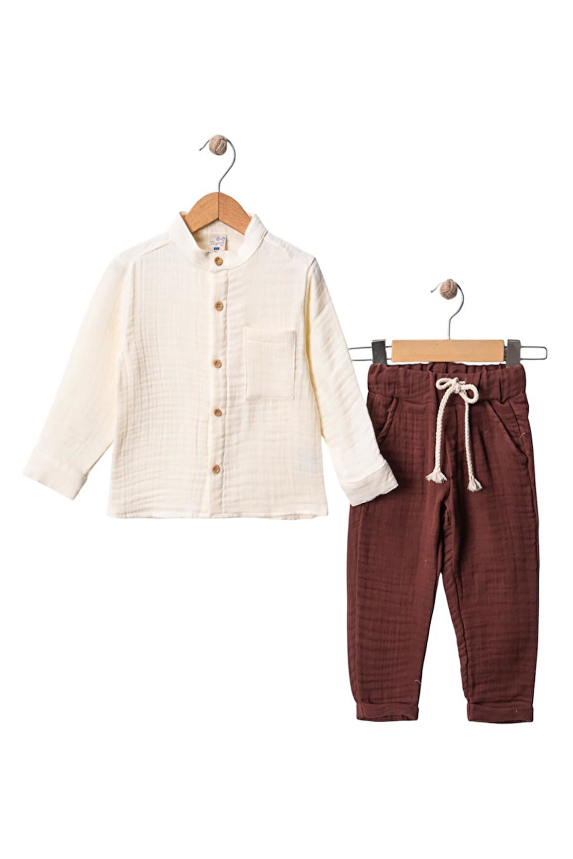 Celira Kahverengi İkili Erkek Çocuk Takım 2Y,3Y,4Y,5Y