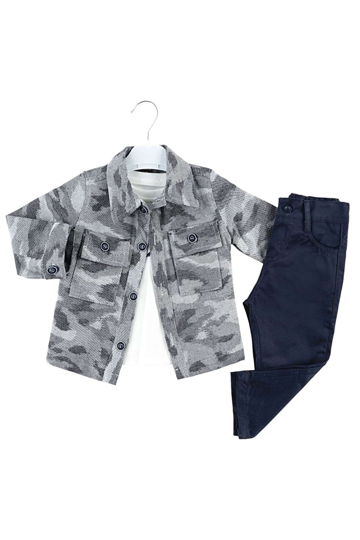 Celira Siyah Ceketli 3lü Takım 5Y,6Y,7Y,8Y Erkek Çocuk