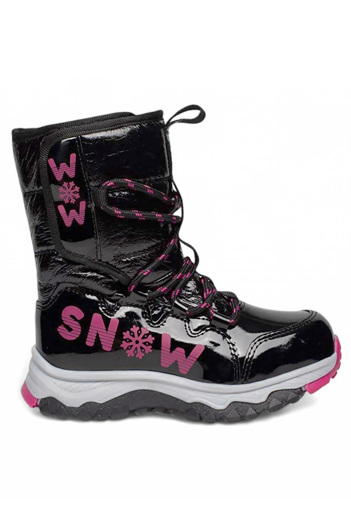 Celira Snw Siyah Fuji Suya Dayanıklı Kaymaz Kız Çocuk Kar Botu