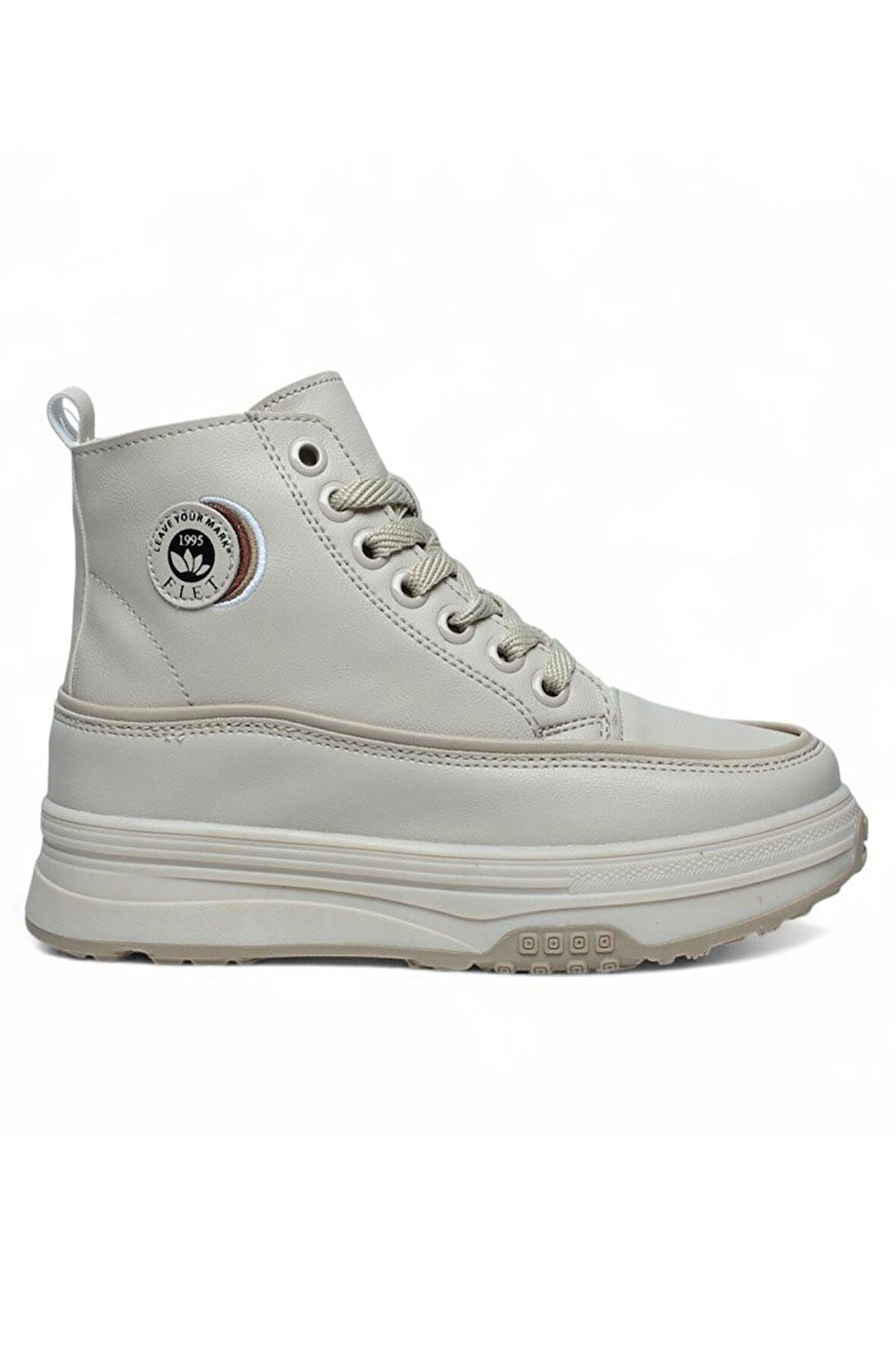 Celira Flt Bej Termal Astar Kaymaz Kalın Taban Kadın Bot