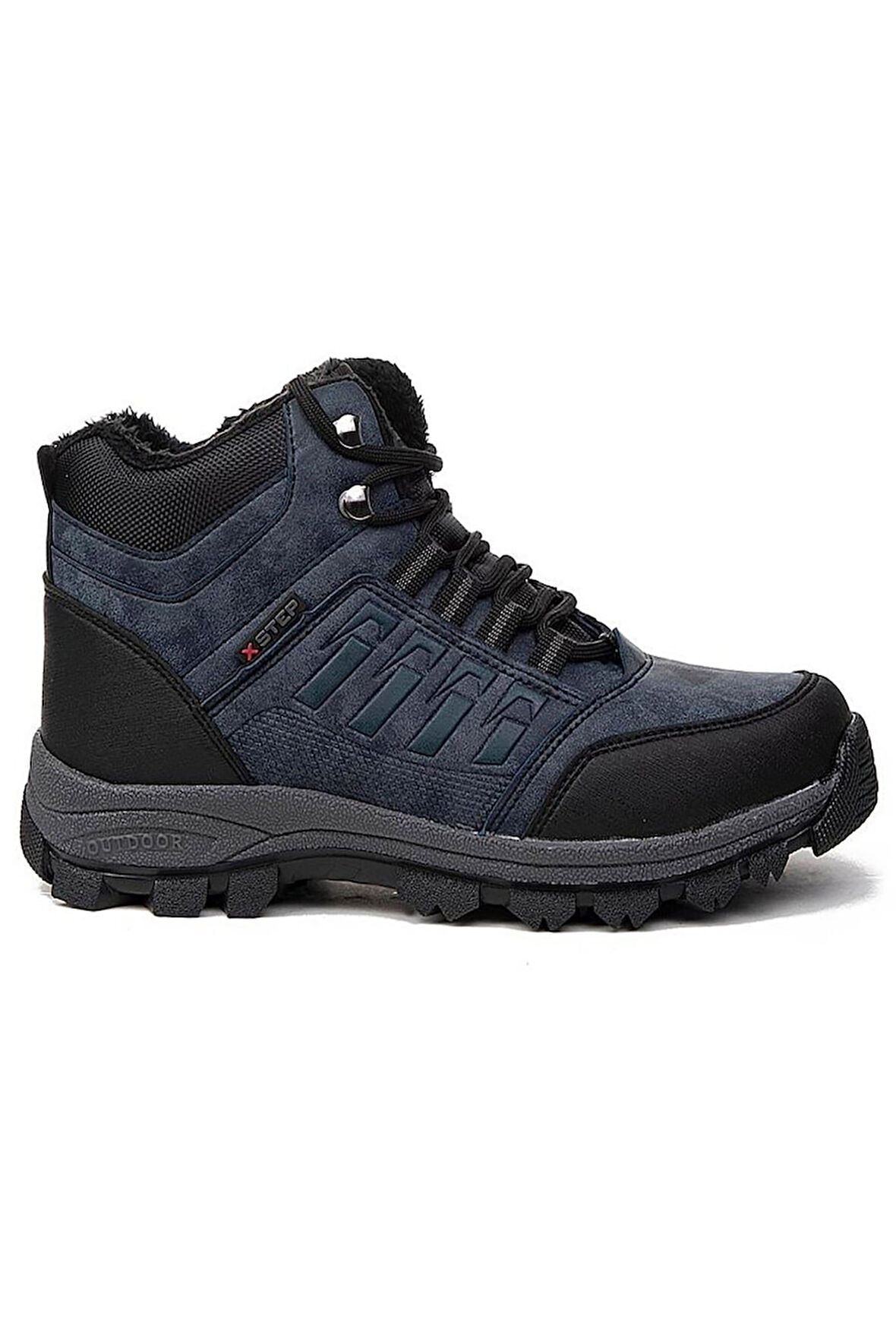 Celira Xsp Lacivert Outdoor Kürklü Erkek Kışlık Bot Ayakkabı