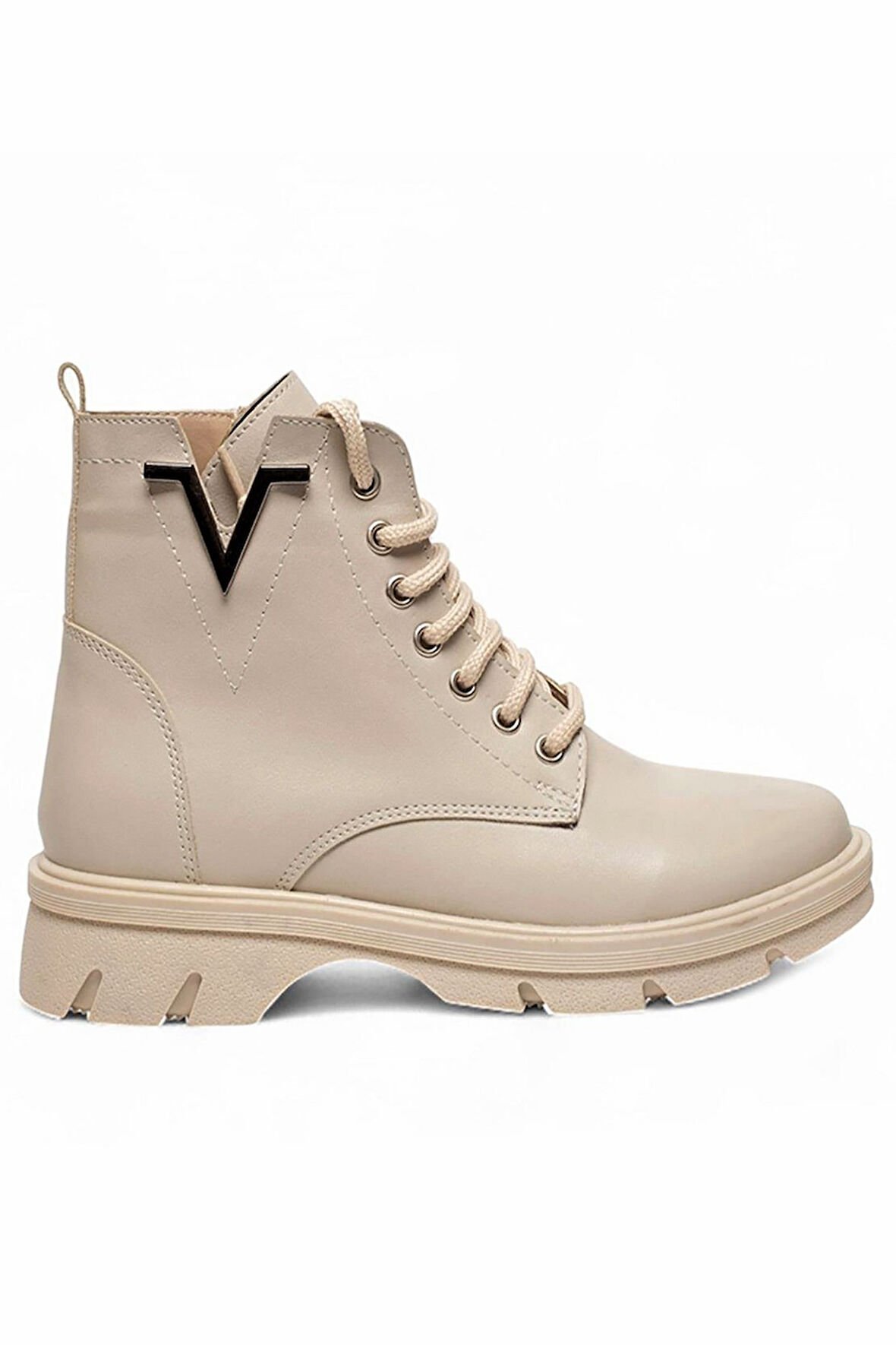 Celira Gls Bej İçi Kürklü Cilt Kadın Bot & Bootie