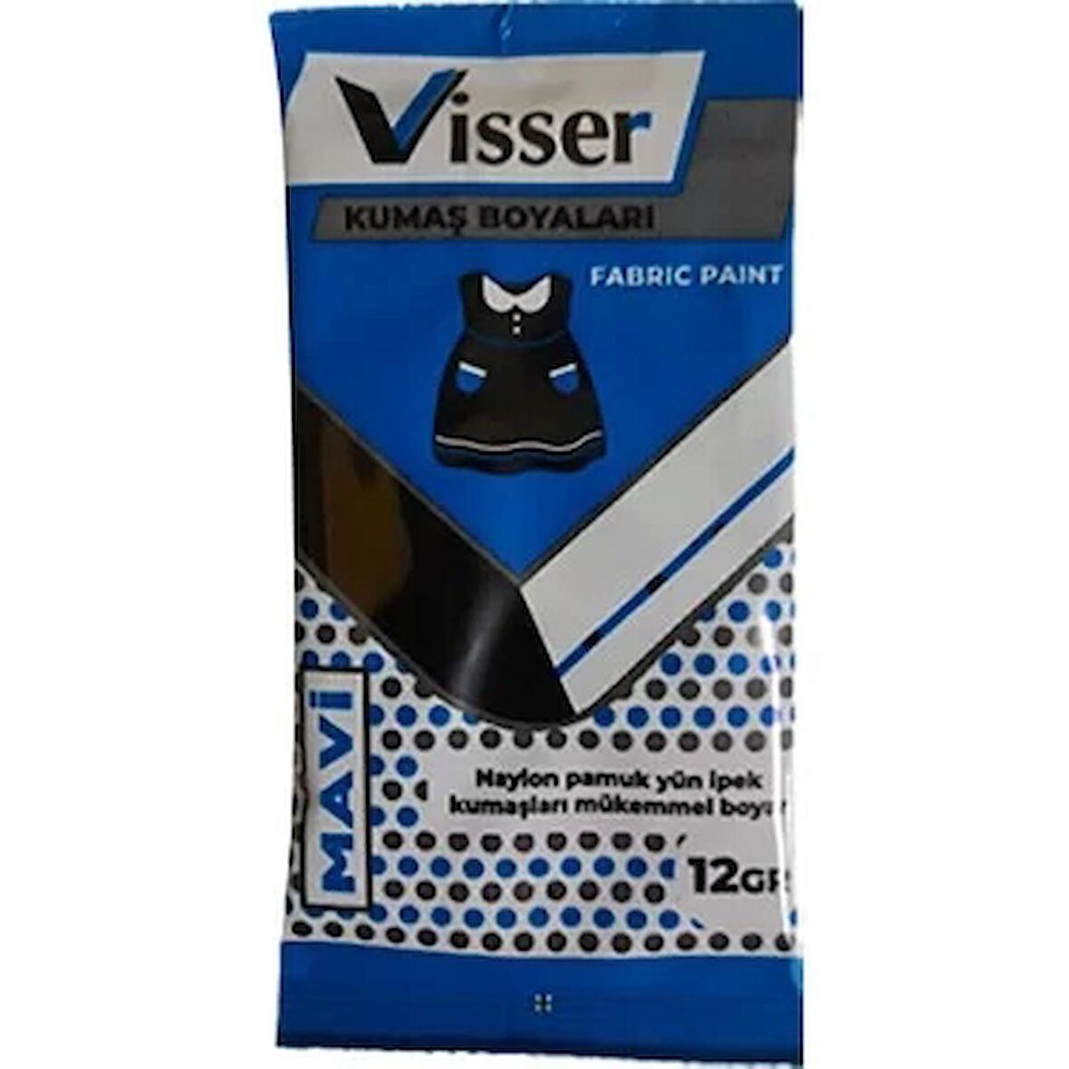 Visser Toz Kumaş Boyası Mavi 12 gr