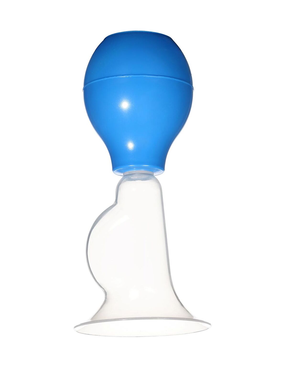 Wee Baby Silikon Göğüs Pompası Tirle - MAVİ
