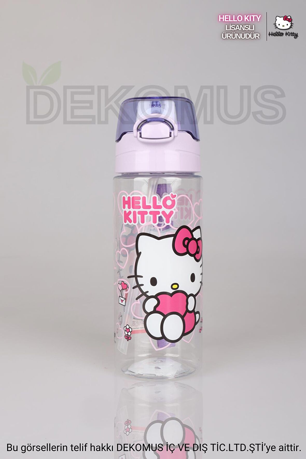 YENİ SEZON LİSANSLI HELLO KITTY TRITAN MATARA 500 ML