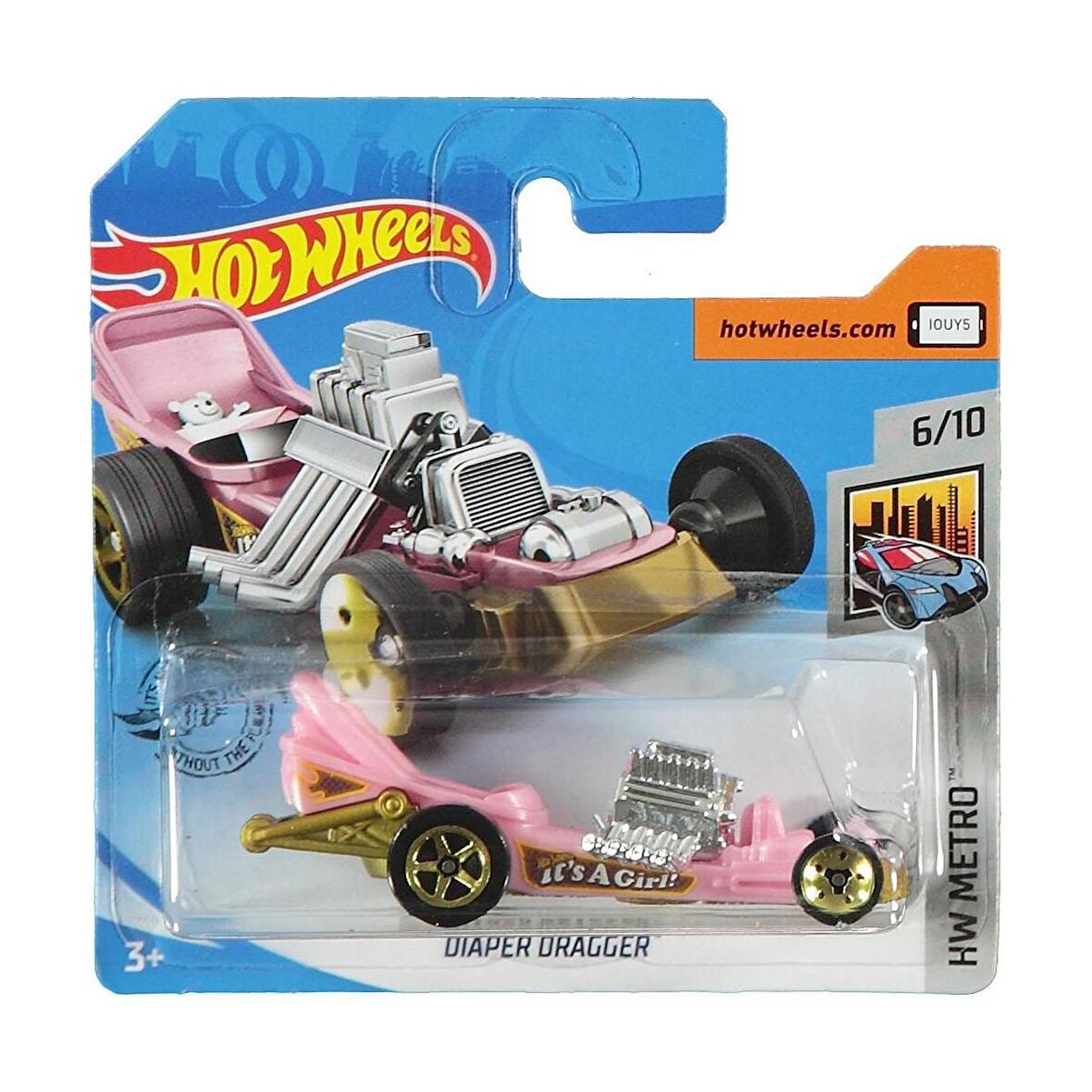 HOT WHEELS Hot Wheels - Diaper Dragger-GHD93