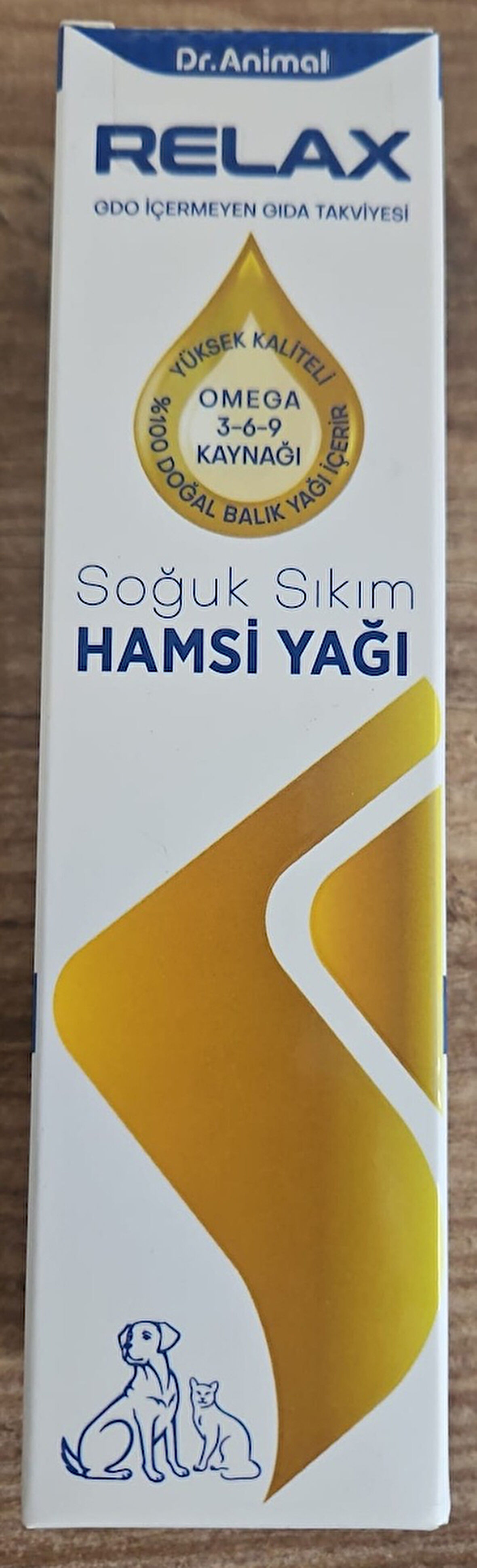 Dr. Animal Relax Soğuk Sıkım Hamsi Yağı