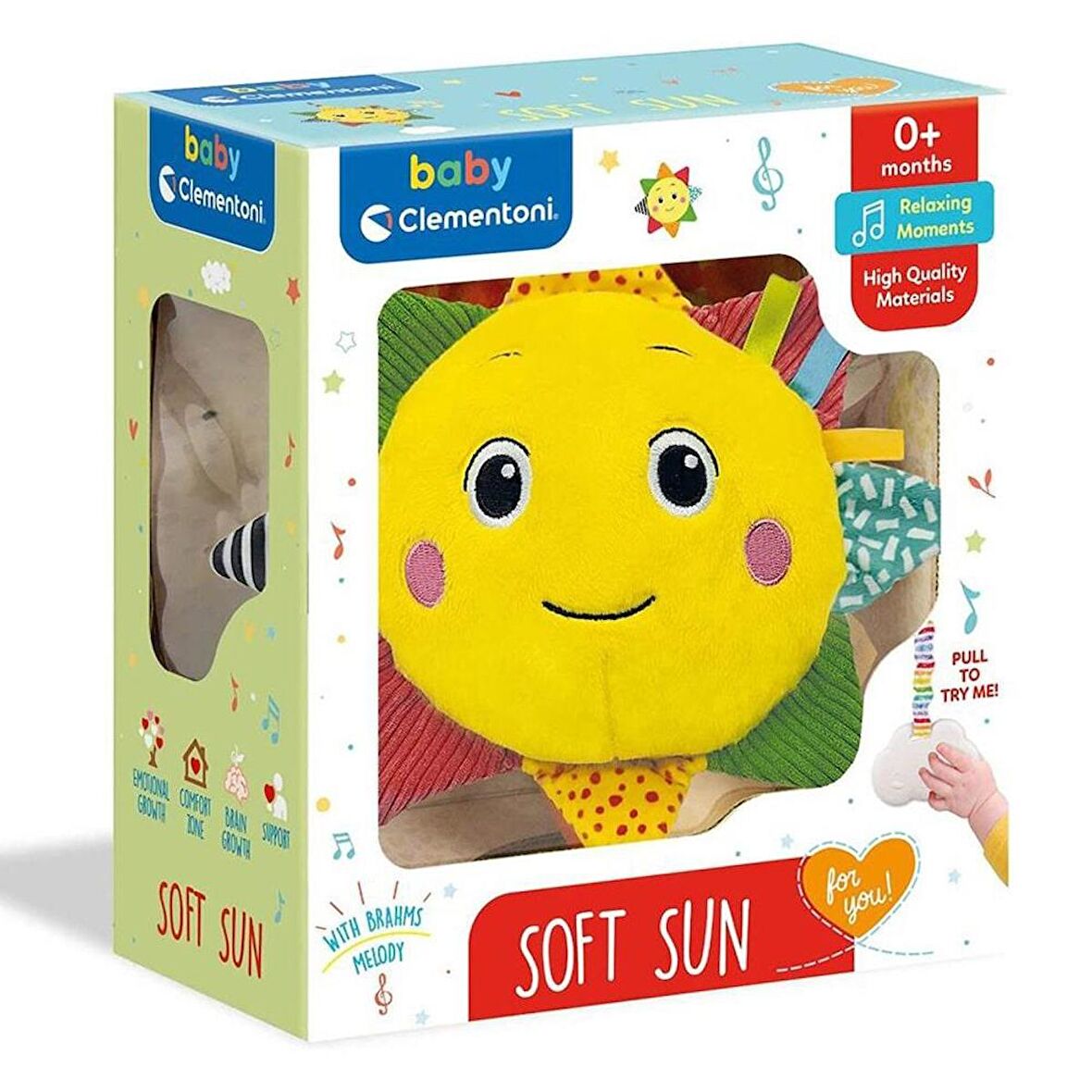 Baby Clementoni Soft Fun Müzikal Peluş Yeni Seri