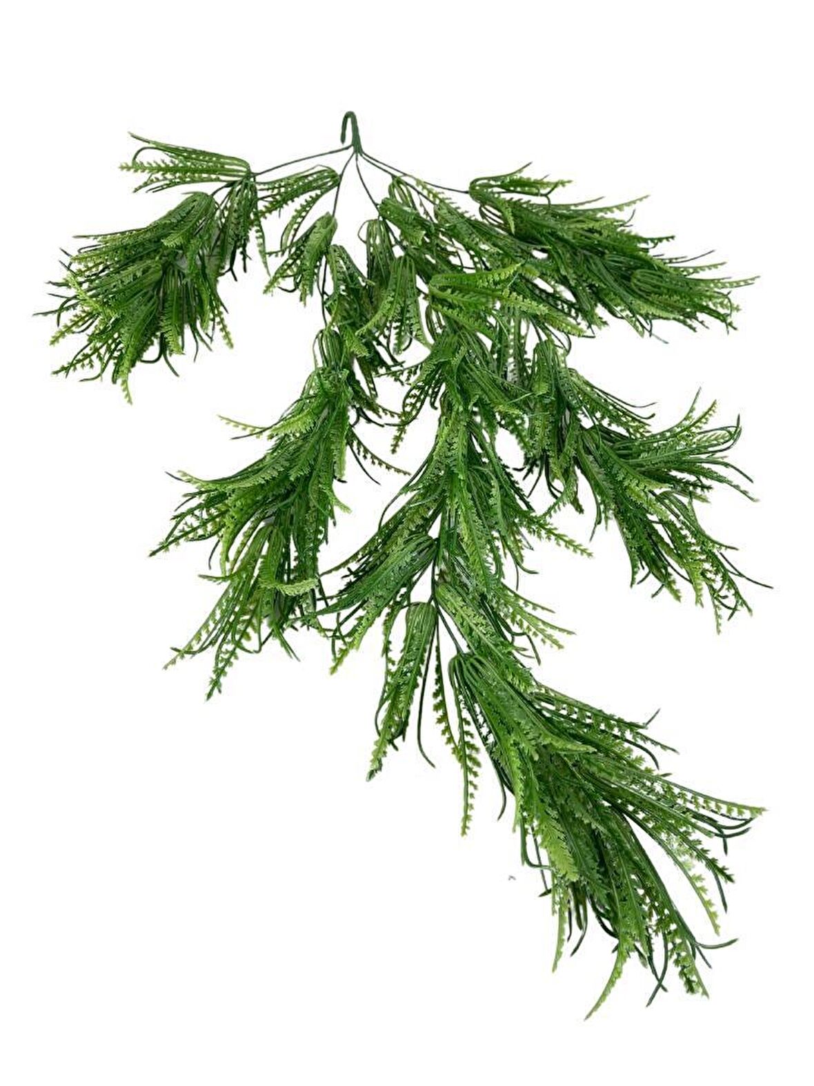 Yapay Çiçek Sarkan Çiçek Yeşil Fern723 Yapay Sarmaşık  70*30cm UV Katkılı Güneşe Dayanıklı