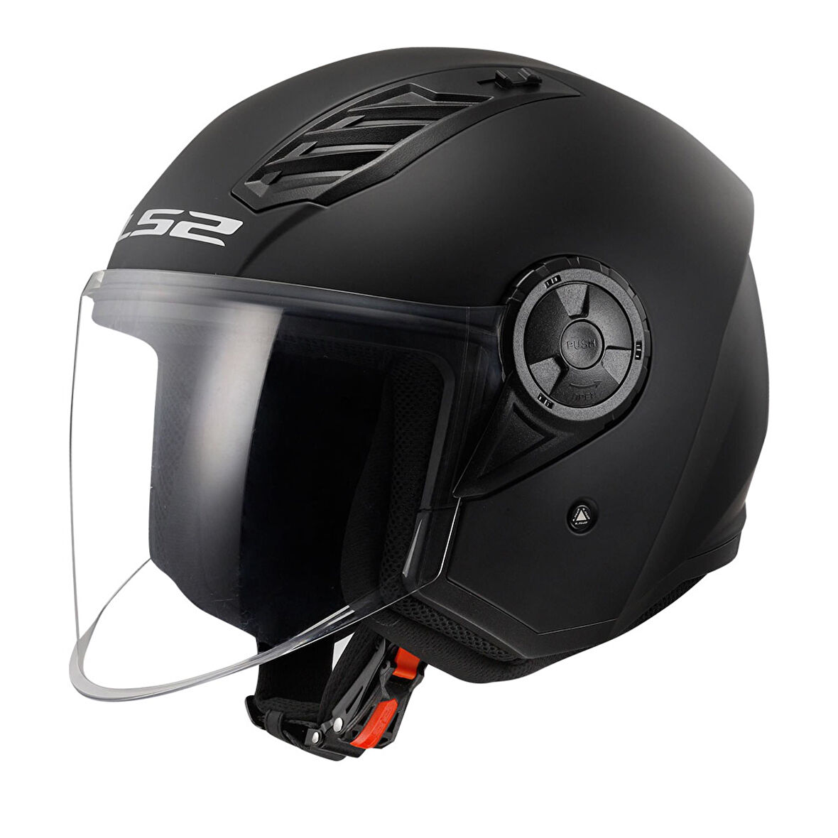 LS2 AIRFLOW 2 MAT SİYAH YARIM KASK