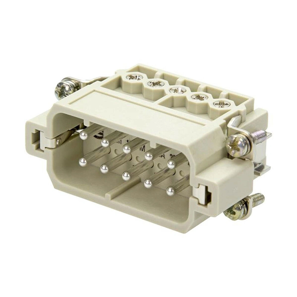 Harting Han 10A-STI-S 09200102612 10 Pin Erkek Insert Konnektör 80A488R05