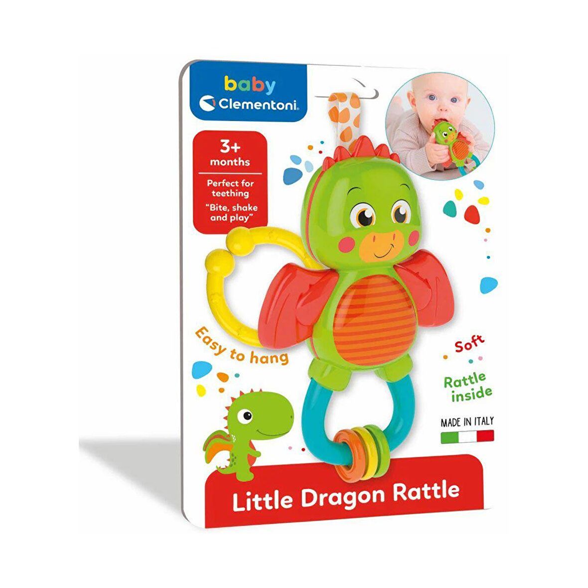 Baby Clementoni - Sevimli Dinozor Çıngırak FABBATOYS