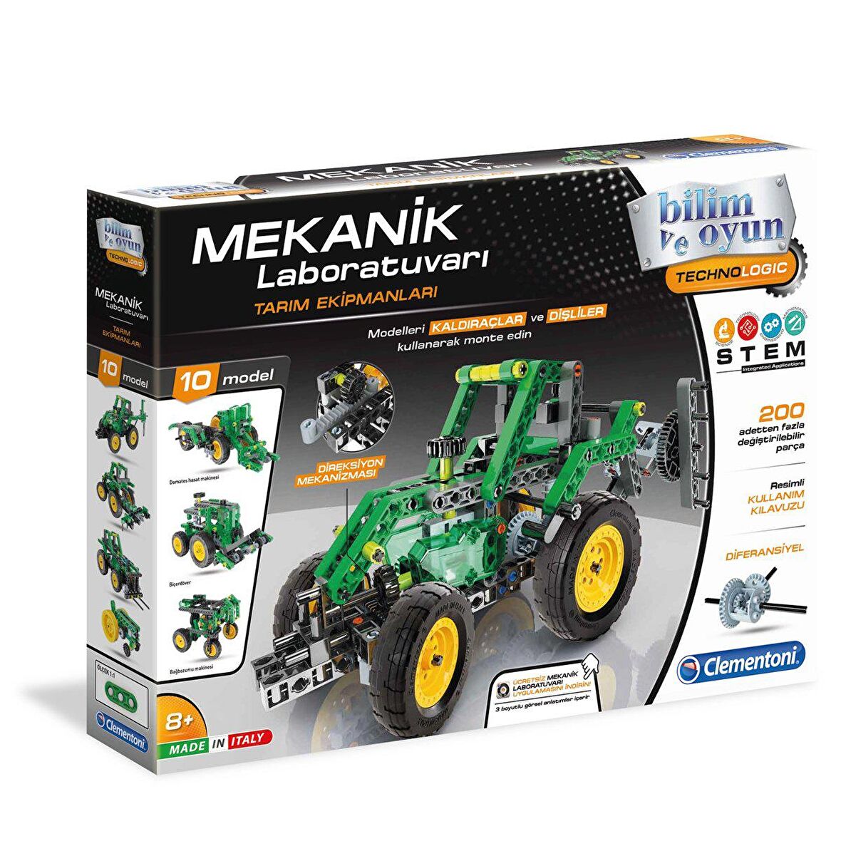 Mekanik Laboratuvarı - Tarım Ekipmanları +8 yaş FABBATOYS