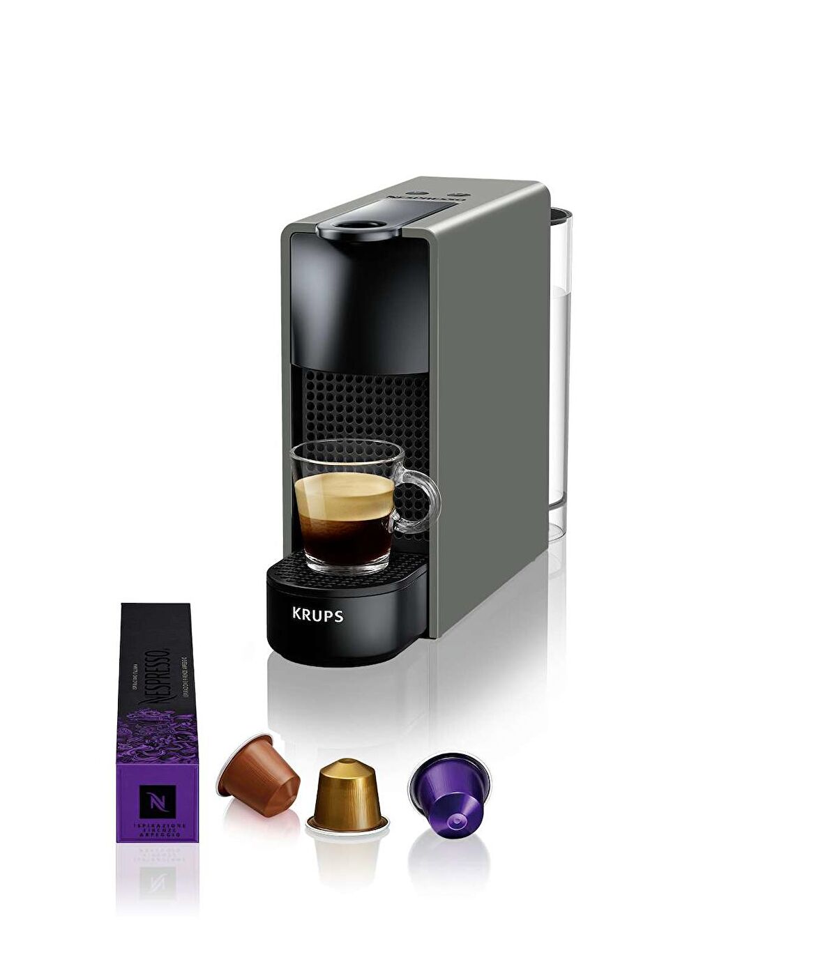 Nespresso C30 Grey Essenza Inox Espresso Makinesi