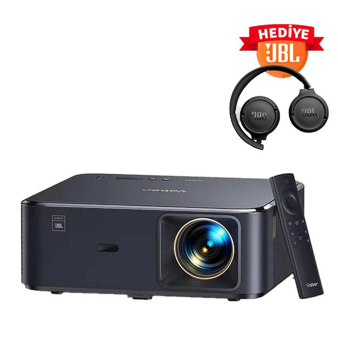 Yaber K2S 4K Destekli Full HD Projeksiyon 800 Lümen, JBL 520 BT Hediyeli