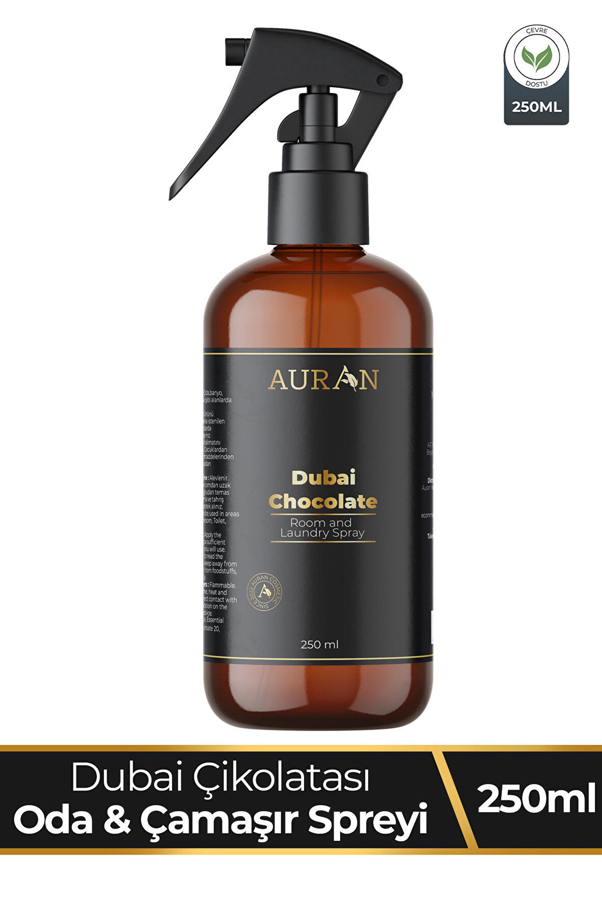 Dubai Çikolatası Parfümlü Oda Ve Çamaşır Spreyi Ortam Kokusu Dubai Chocolate Room Spray 250ml