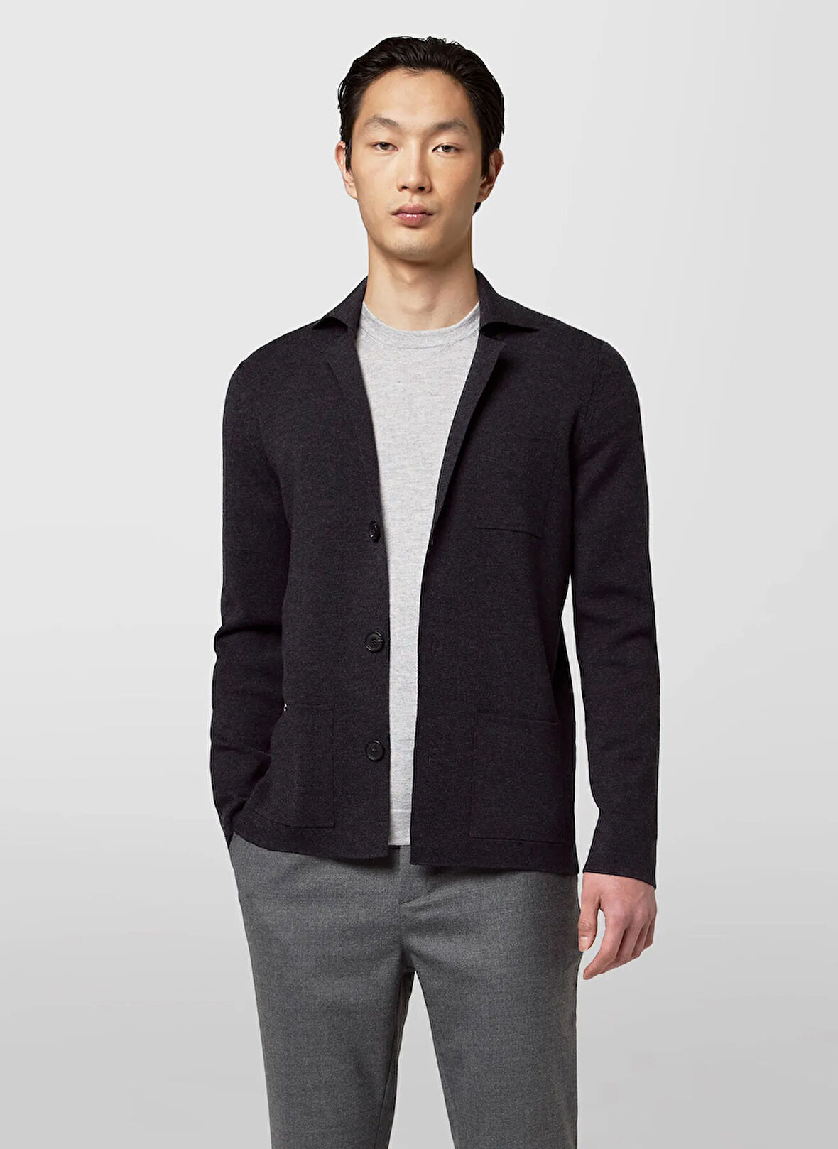 Alpha Studio Slim Fit Antrasit Erkek Ceket AU-7070N JACKET/COAT