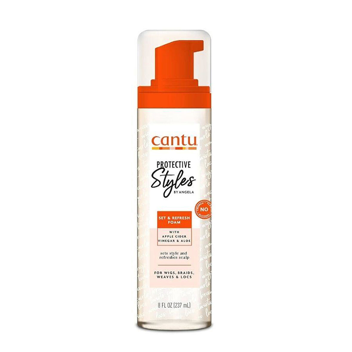 Cantu Angela Koruyucu Stil Ayar Peruk, Örgülü, Rasta, Postiş, Kıvırcık Saç  Köpüğü Saç Köpüğü 237 mL