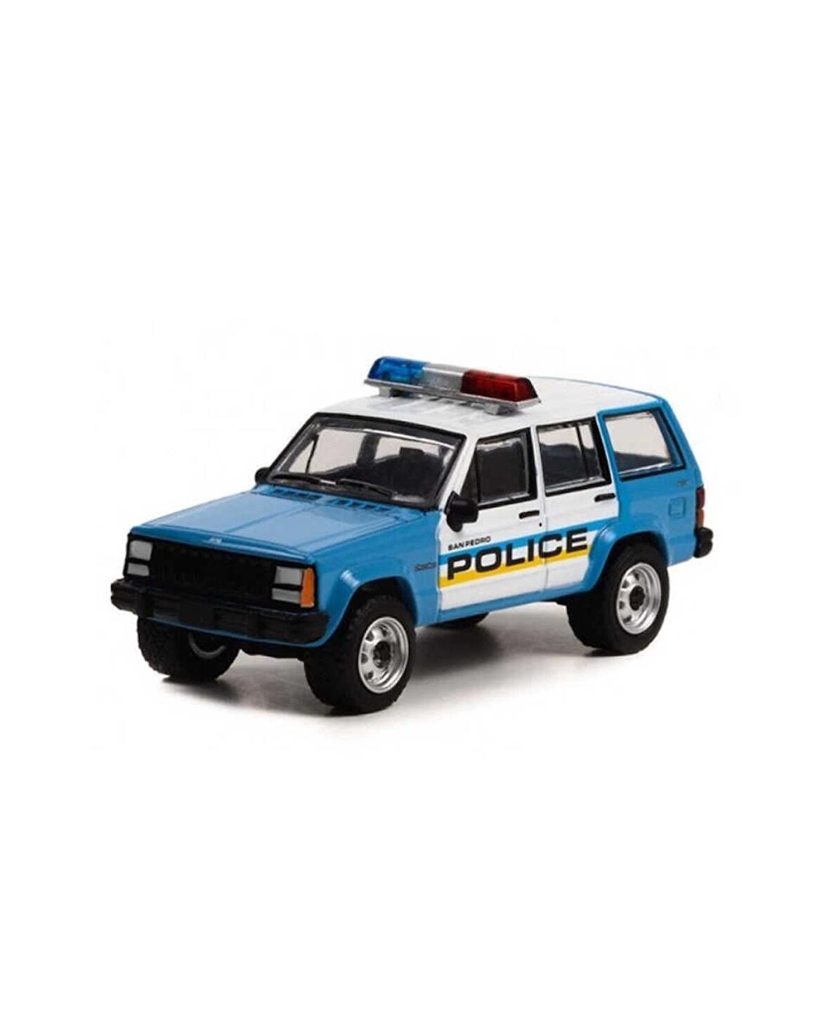 Greenlight 1:64 Hollywood Series 36- 1995 Jeep Cherokee - San Pedro Police - Gone in Sixty Seconds (2000)